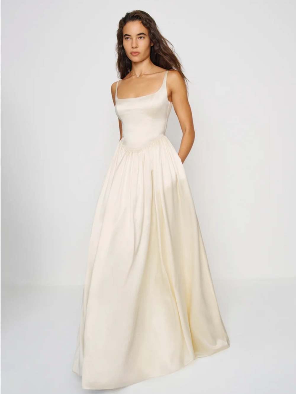Reformation Liz Silk Dress